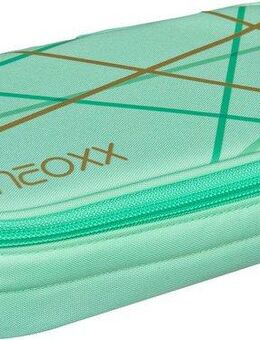 neoxx Schreibgeräteetui Schlamperbox, Jump, Mint To Be, teilweise aus recyceltem Material