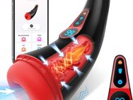 Elektrischer Masturbator Cup 3D Realistische Vagina Heizung, LCD Display Taschenmuschi Blowjob Penis Vibrator - Bielefeld