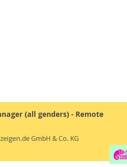 Account Manager (all genders) - Remote - Coburg