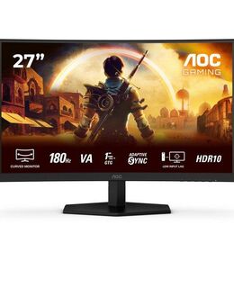 AOC C27G42E Curved-Gaming-Monitor (68,6 cm/27 ", 1920 x 1080 px, Full HD, 0,5 ms Reaktionszeit, 180 Hz, neigbar)