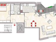 Stilvolle Wohnung (88 m²) mit Aufzug und Loggia in der Innenstadt von Recklinghausen - Recklinghausen