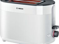 BOSCH Toaster MyMoment TAT2M121, 2 Schlitze, für 2 Scheiben, 950 W, integrierter Brötchenaufsatz, Auftaufunktion, Brotzentrierung, AutoOff