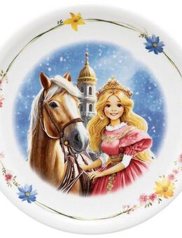 Seltmann Weiden Speiseteller Compact - Prinzessin, (1 St), rund 25,5 cm