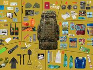 Der ultimative Notfallrucksack (gefüllt), Fluchtrucksack, Outdoor 80 Liter - Buchbrunn