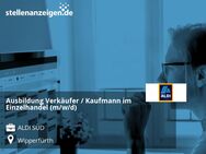 Ausbildung Verkäufer / Kaufmann im Einzelhandel (m/w/d) - Wipperfürth (Hansestadt)