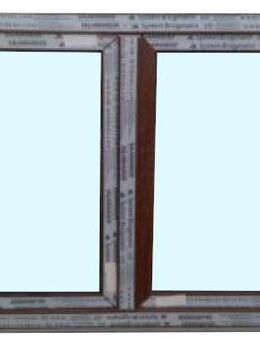 Kunststofffenster Fenster,neu 150x100 cm (bxh) 2-fl Eiche Gold - Essen