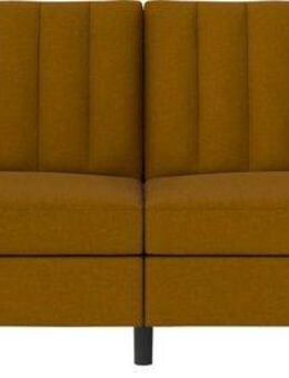 Dorel Home 3-Sitzer Celine, Rückenlehne 2-teilig und 3-fach verstellbar, Sitzhöhe 43 cm