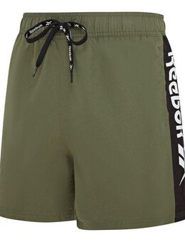 Reebok Badeshorts Clayton (1-St) mit Kordelzug und elastischem Bund, mit Logo, schnell trocknend, basic