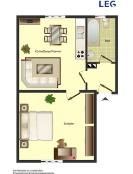 2-Zimmer-Wohnung in Bergkamen City - Bergkamen