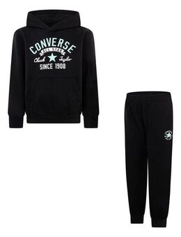 Converse Jogginganzug CNVB RETRO REMIX FT PO JOGGER (2-tlg), für Kinder