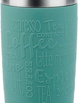 Emsa Thermobecher Travel Mug Classic, mit 360°-Trinköffnung, Edelstahl, Kunststoff, Silikon, 4h heiß, 8h kalt - 360 ml / 6h heiß, 12h kalt - 500 ml, 100% dicht
