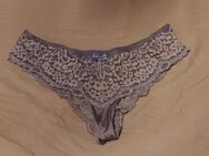 Original Hunkemöller Slip hellblau/graublau aus Spitze - Grünstadt