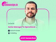 Senior Manager*in Operational Excellence Verkehrsgastronomie und Convenience-Food (m/w/d) - Gräfelfing