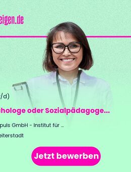 Psychologe oder Sozialpädagoge (m/w/d) als Schulbegleiter im Landkreis Darmstadt-Dieburg gesucht - Weiterstadt