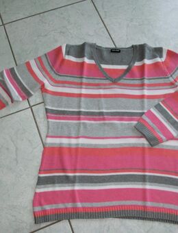 GERRY WEBER Pullover Damen / Gr.44/ pink-grau / gestreift - Duisburg