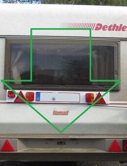 Dethleffs Wohnwagen Heckleuchtenträger ca 209 cm gebraucht - Sonderpreis (zB RM5 Nomad BJ90) - Schotten Zentrum