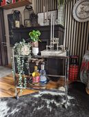 "Chrom Beistelltisch Hausbar 60er 70er Vintage MidCentury" in 65462