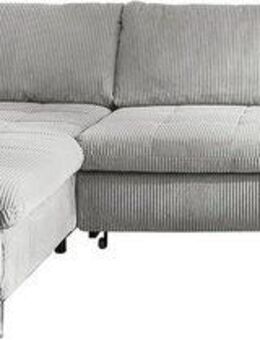 Die PlanBar Ecksofa MP-IN14007 L-Form, wahlweise mit Bettfunktion und verstellbaren Kopfstützen, in Cord