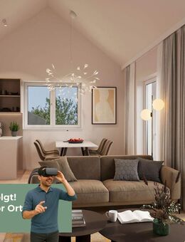 QQI: Neubau-Highlight im Dachgeschoss: 3,5-Zimmer-Wohnung mit 20 m² Dachterrasse - München