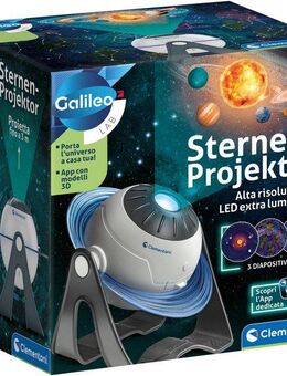 Clementoni® Experimentierkasten Galileo Lab, Sternen-Projektor, Made in Europe