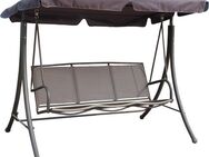 Garden Pleasure Hollywoodschaukel ANNA, 3-Sitzer, grau/schwarz