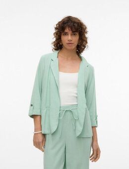 Vero Moda Kurzblazer VMJESMILO 3/4 LOOSE BLAZER WVN NOOS mit Leinen