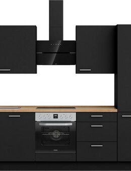 nobilia® Küchenzeile "Touch II", vormontiert, Ausrichtung wählbar, Breite 330 cm, wahlw. mit E-Geräten