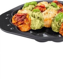 CHG Backform WOLKENSONNE "Emaille", (Set 2-tlg), inkl. Rezeptheft, Made in Germany