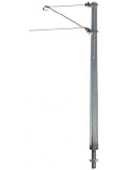 Sommerfeldt Streckenmast m. Ausl. 100mm Alu ÖBB H0 Art. 190 - NEU - Ettlingen Zentrum