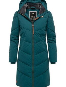 Ragwear Wintermantel Rebelka wasserdichter Winterparka mit abnehmbarer Kapuze