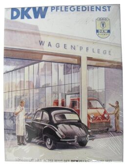 Auto Union - DKW Pflegedienst - Moped - Magnet - Kühlschrankmagnet 6 x 8 cm - Doberschütz