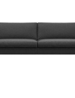 FLEXLUX 3-Sitzer Fiore, super Sitzkomfort durch Kaltschaum im Sitz, breite Armlehnen, Füße Alu