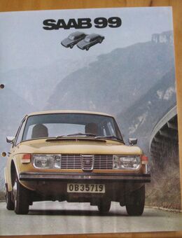 Prospekt / Infomaterial SAAB 99 (von 1972) - Leverkusen