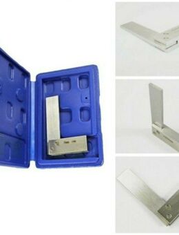 Kleine 90° Anschlagwinkel 80x50mm Winkelmesser Präzisionswinkel Edelstahl Winkel  15,90 €* - Villingen-Schwenningen