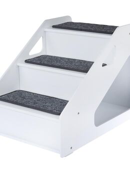 TIAKI Haustiertreppe mit Versteckmöglichkeit - L 60 x B 44 x H 45 cm