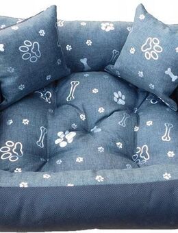 XXL Hundebett Hundekissen Tierbett Katzenbett Hundekorb Schlafplatz 100x75cm Set16 - Wuppertal