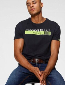Bruno Banani T-Shirt kurze Ärmel, schmale Passform, bedruckt, Rundhalsausschnitt