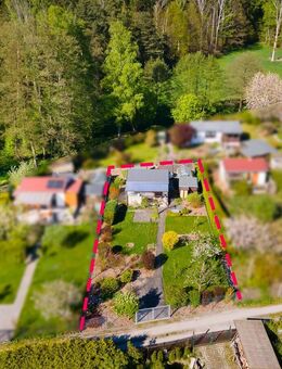 Rückzugsort im Grünen - Gartengrundstück mit massivem Gartenhaus in ruhiger Waldrandlage - Dürrröhrsdorf-Dittersbach
