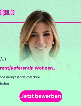 Referent/Referentin (m/w/d) Wohnen - Potsdam