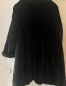 Schwarzer Nerzmantel, Nerz, Mink, Pelzmantel in 40474