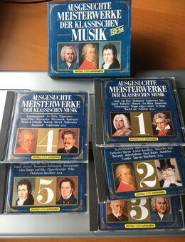 5 CDs KLASSISCHE MEISTERWERKE NUR GESAMMELT - Herten