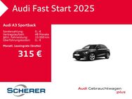 Audi A3, Sportback Advanced 30 TDI OPTIK-SCHWARZ, Jahr 2024 - Homburg