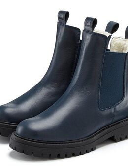 Elbsand Chelseaboots Stiefelette Stiefel, Boots, Winterstiefel, Schlupfstiefel aus Leder mit Warmfutter