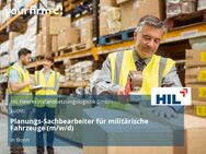 Planungs-Sachbearbeiter für militärische Fahrzeuge (m/w/d) - Bonn