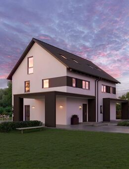 Neubau-Doppelhaushälfte mit moderner Architektur und Top-Energieeffizienz - Laufen
