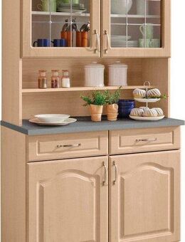 wiho Küchen Küchenbuffet Linz 100 cm breit, in Landhaus-Optik