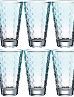LEONARDO Longdrinkglas OPTIC, Glas, 300 ml, 6-teilig