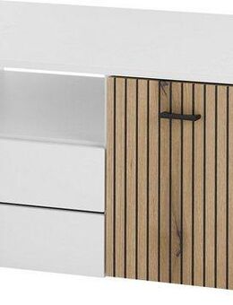 INOSIGN Couchtisch Hudson, in moderner Trendfarbe, Griffe aus Metall (Schwarz), Breite 90 cm