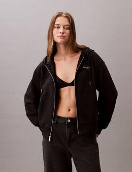 Calvin Klein Jeans Sweatjacke MNLG FRNCH TRRY FZ B Mit Rundhalsausschnitt