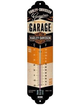 Tolles Harley-Davidson Garage Thermometer Deko - München
